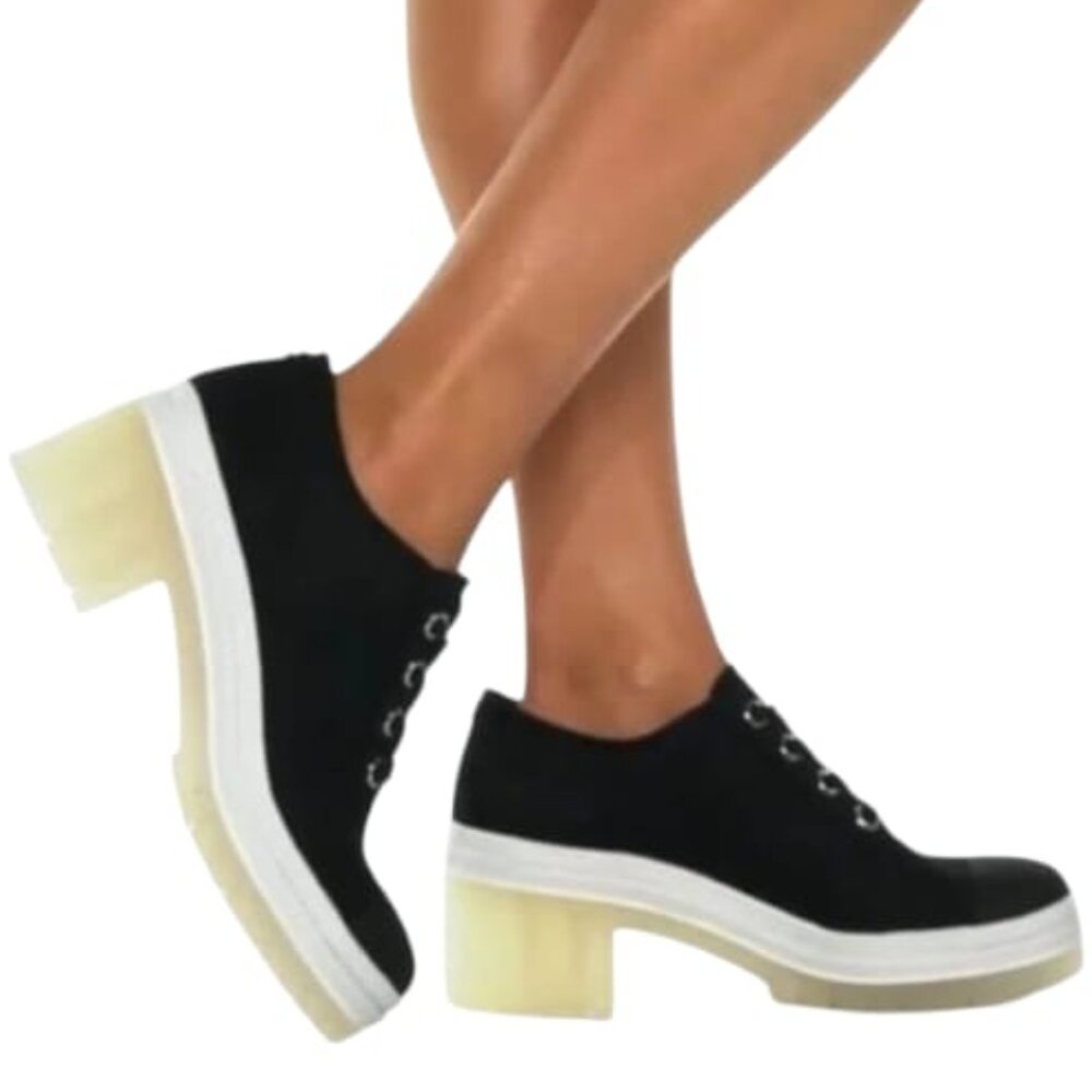 Michael Kors Corey Lace-Up Black 9.5 M - Picture 2 of 5